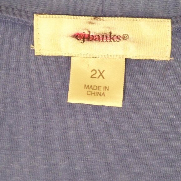 CJ Banks, *Blue Sweater, 2X - Picture 5 of 5